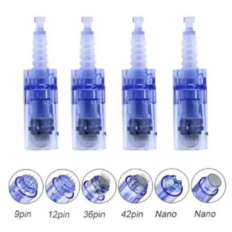 20 Uds Micro Agujas Para Dermapen A6 (azules) Santiago 2