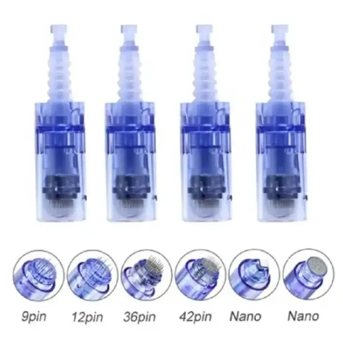 20 Uds Micro Agujas Para Dermapen A6 (azules) Santiago 9
