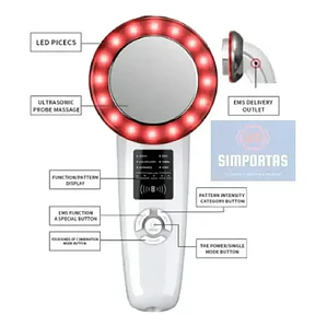Set Radiofrecuencia Facial Y Corporal 6 En 1 Con Visor Stgo
