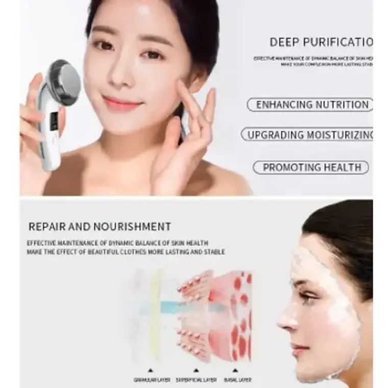 Set Radiofrecuencia Facial Y Corporal 6 En 1 Con Visor Stgo 5