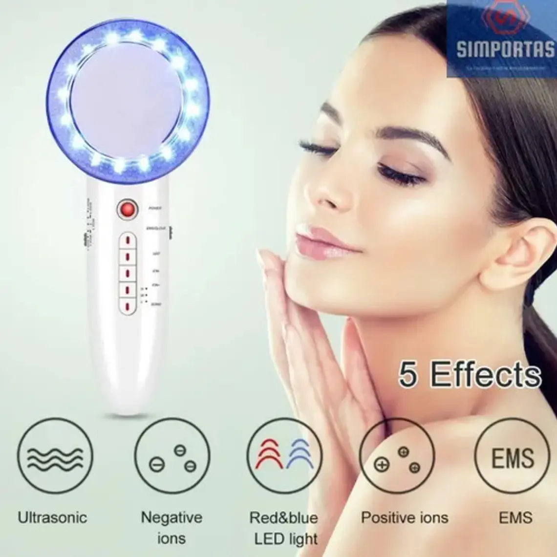 Set Cavitador Radiofrecuencia Facial Y Corporal 6 En 1 Stgo 2