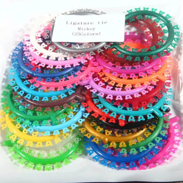 Ligaduras Ortodoncia De Mickey Mouse Colores 1000u Santiago 2