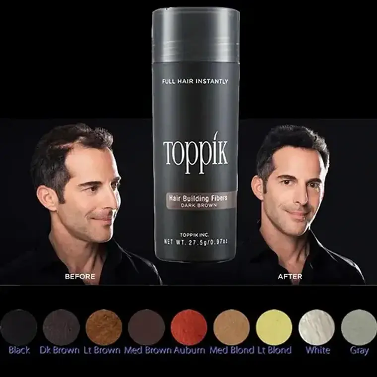 Toppik Pelo En Polvo Frasco Sellado 27.5g Colores Santiago 5