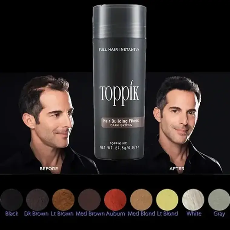 Toppik Pelo En Polvo Frasco Sellado 27.5g Colores Santiago 15