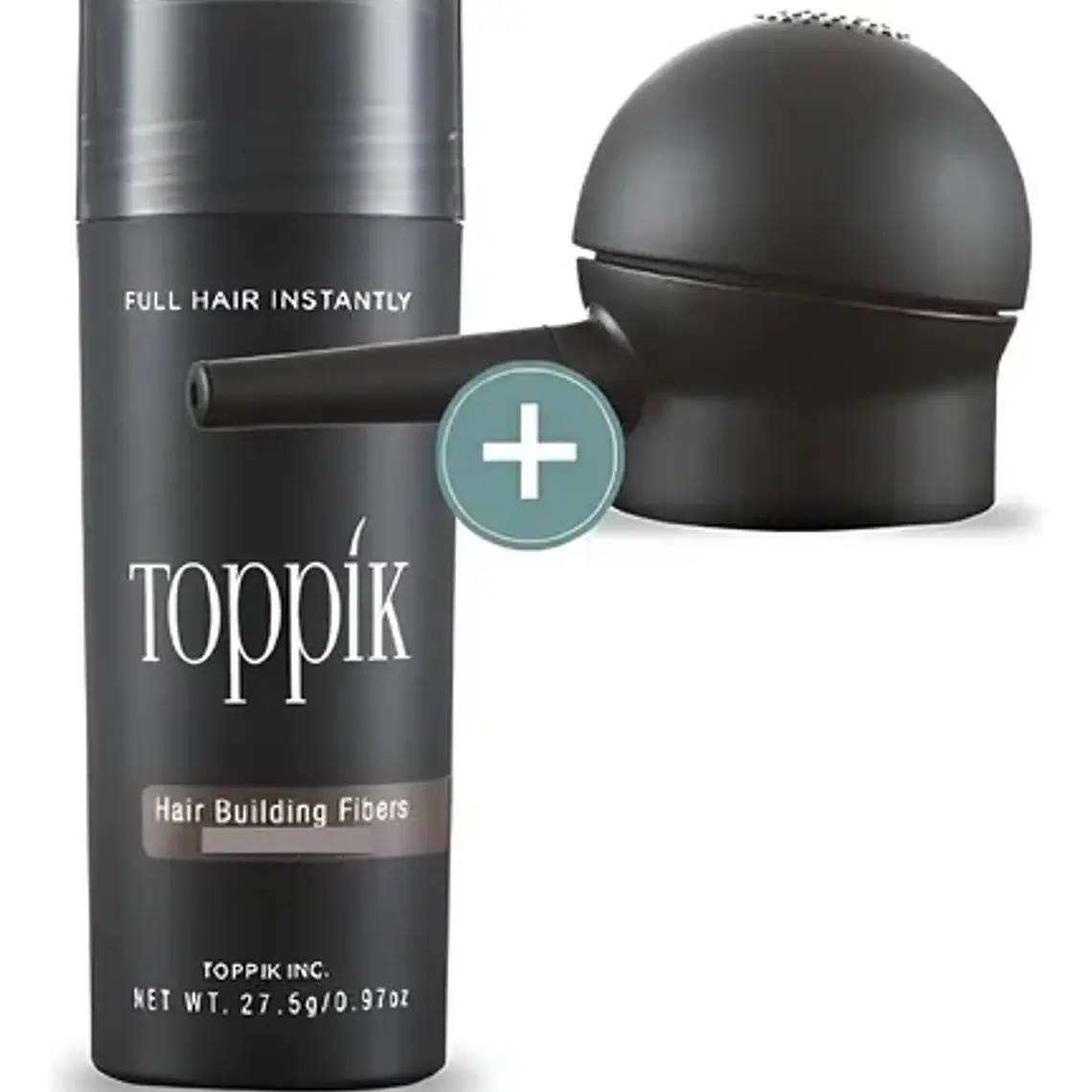 Pack Toppik Microfibras De Queratina + Aplicador Difusor 1