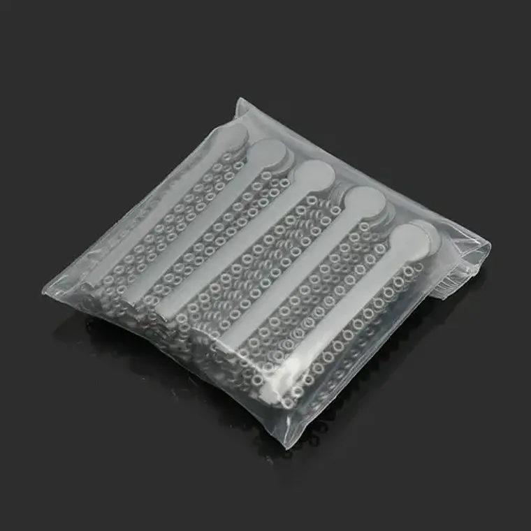 Ligaduras Ortodoncia Elásticos Transparentes O Plateadas 5