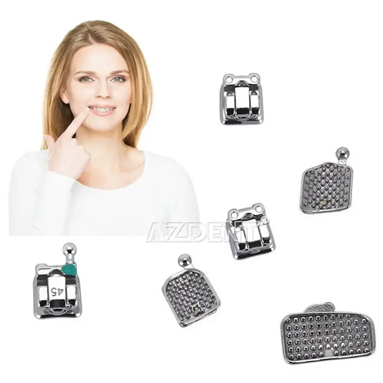Brackets Autoligantes Metálicos Azdent Originales Santiago 12