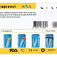 Kit Poste Fibra De Vidrio Odontologicos 20 Unidades + Fresas - Miniatura 1