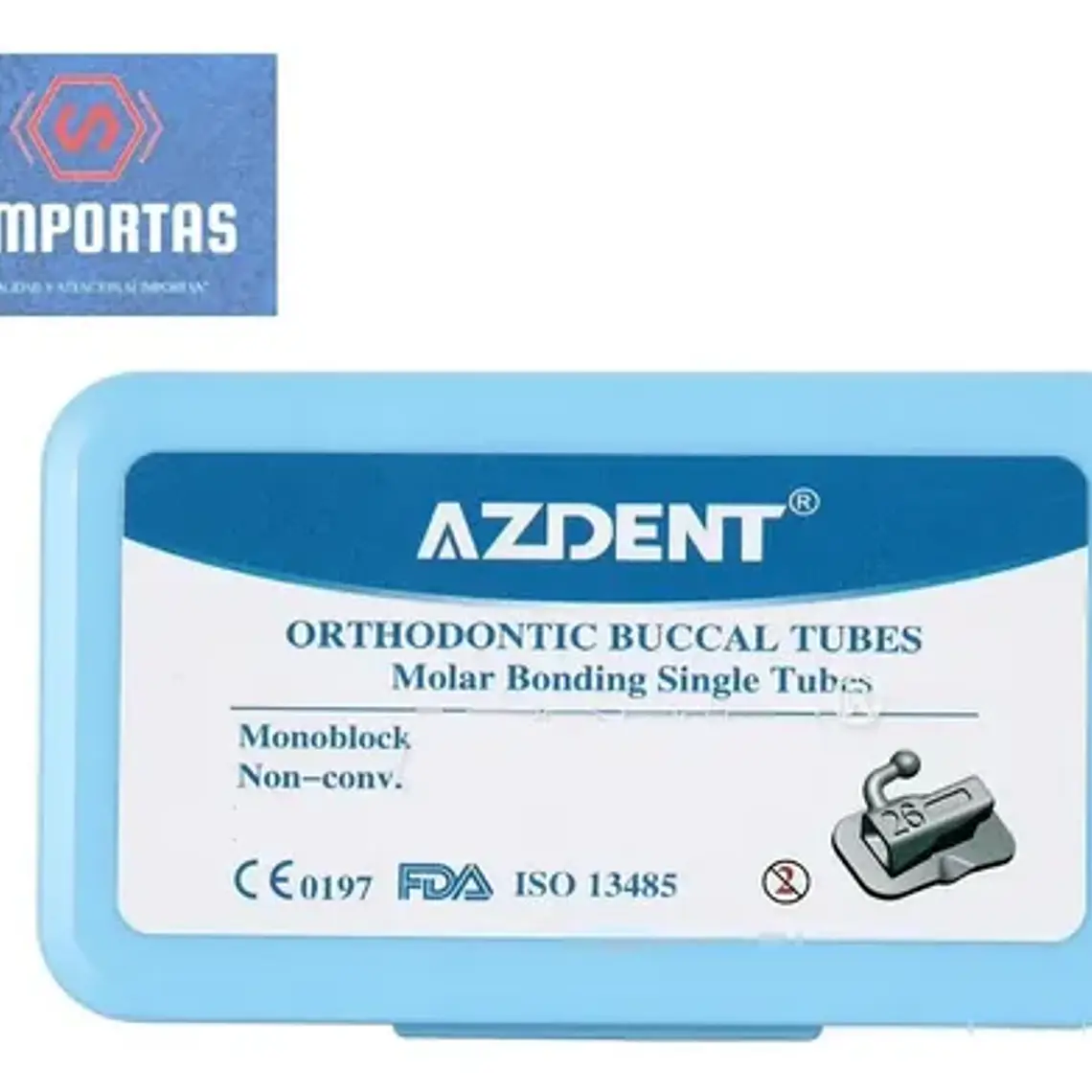 Tubos Ortodoncia En Set 50 Casos (200u) Cementables Santiago 25
