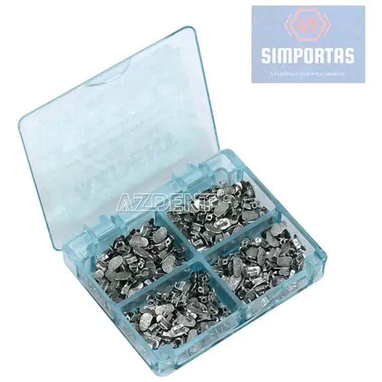 Tubos Ortodoncia En Set 50 Casos (200u) Cementables Santiago 35