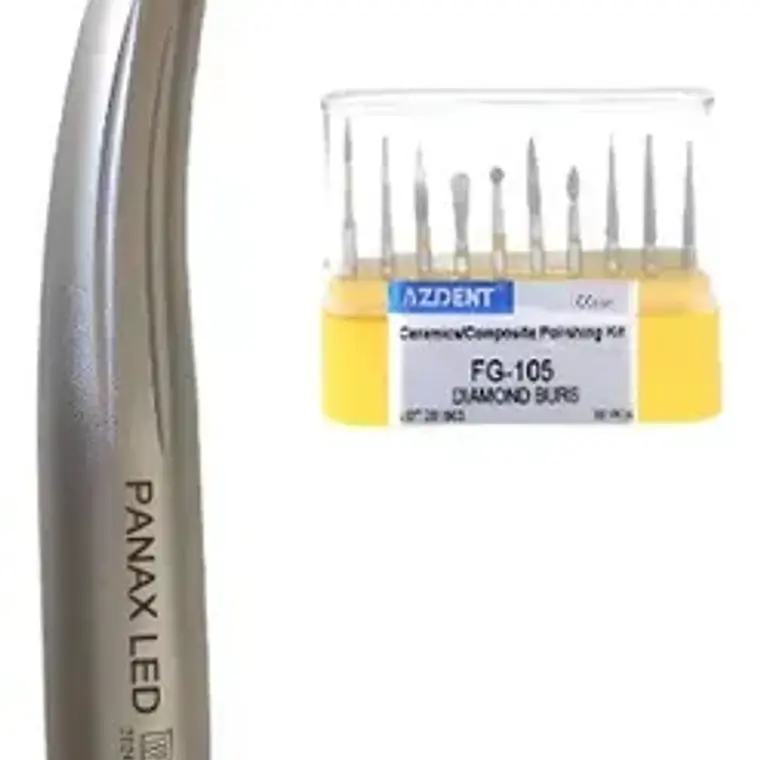 Turbina Dental Led Midwest + 10 Fresas Regalo Santiago 1