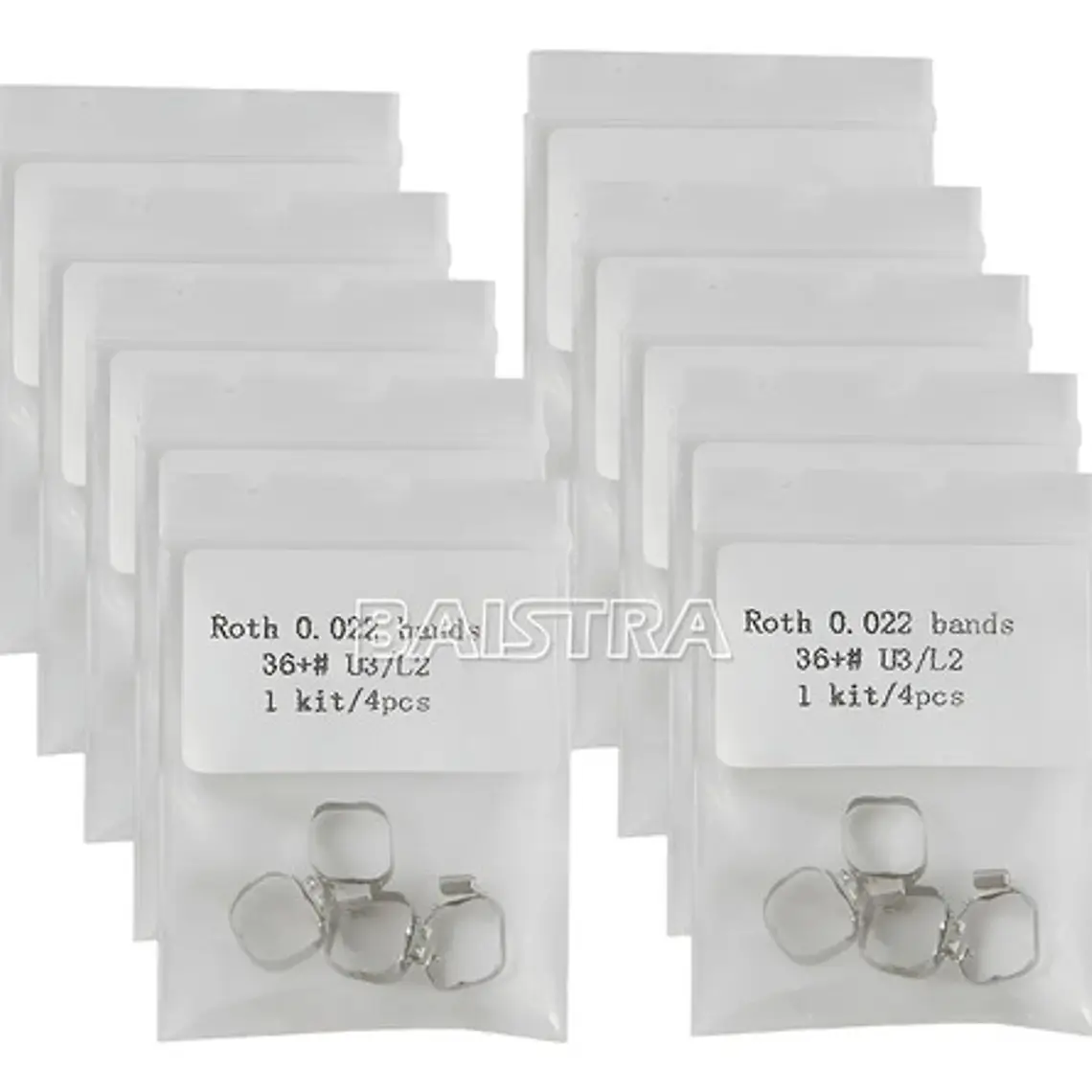 Bandas Molares Con Tubo Set De 4 Bandas Ortodoncia Santiago 1