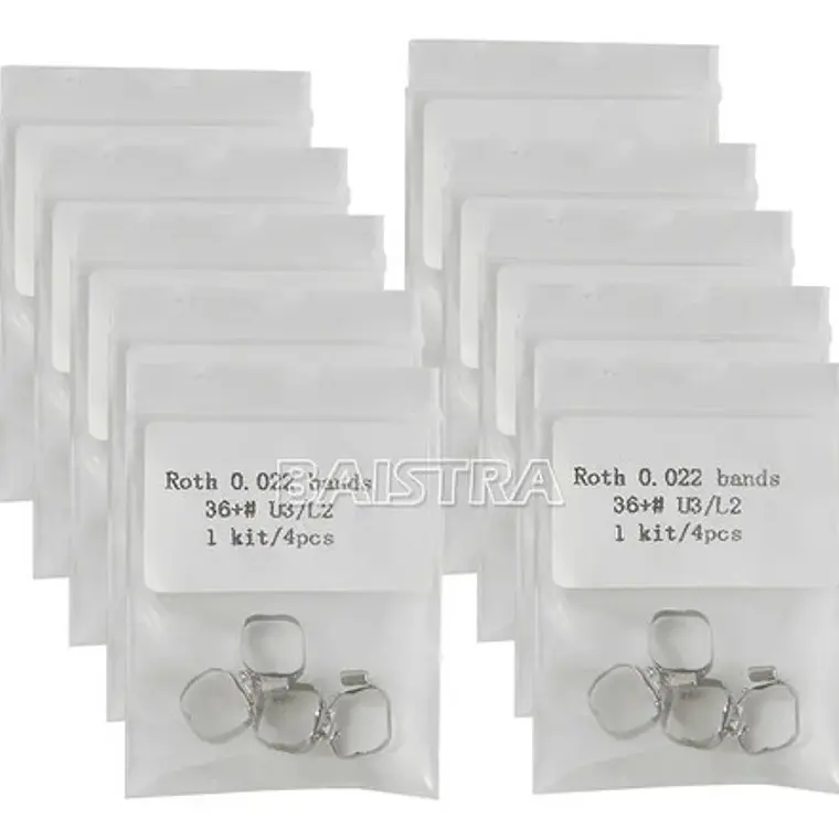 Bandas Molares Con Tubo Set De 4 Bandas Ortodoncia Santiago 9
