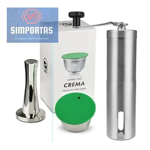 Set Completo Dolce Gusto Cápsula Acero Apisonador Moledero
