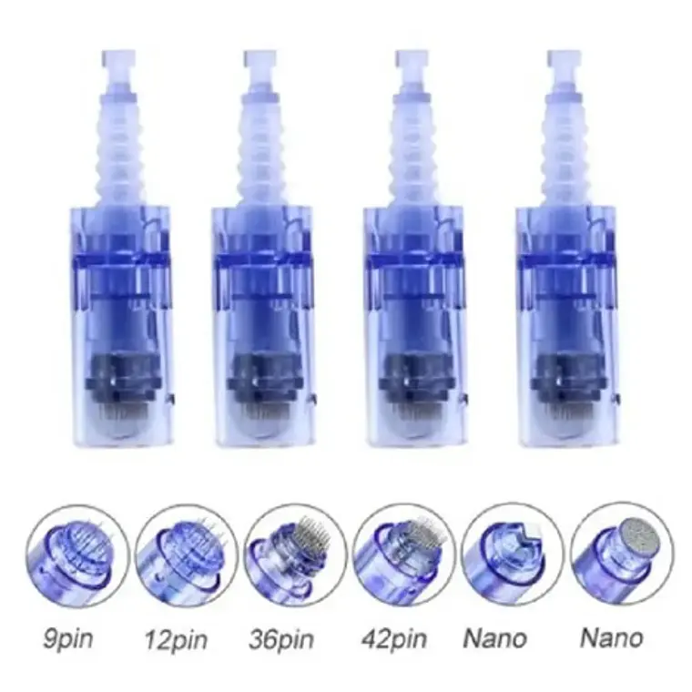 10 Uds Agujas Para Dermapen / Azules De Mejor Calidad Stgo 5