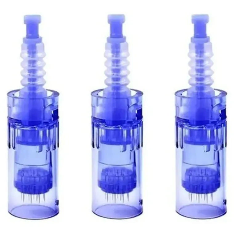 10 Uds Agujas Para Dermapen / Azules De Mejor Calidad Stgo 7