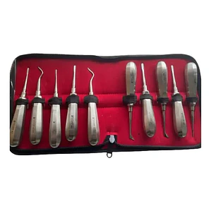 Elevadores Exodoncia Set De 10u Dental Incluye Winter Stgo.