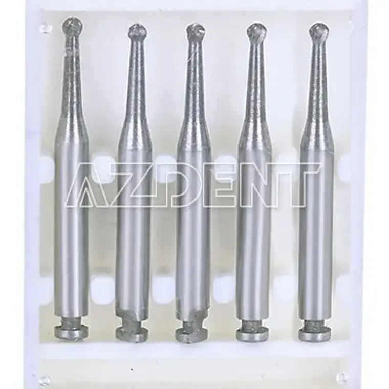 Fresas Carbide Baja Velocidad Odontología Set 5u Santiago 5