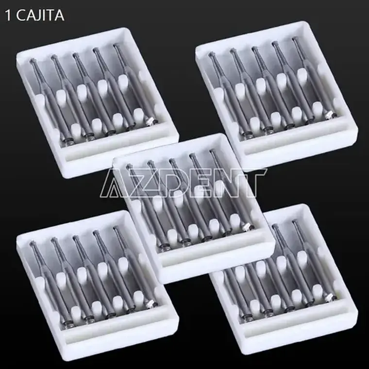 Fresas Carbide Baja Velocidad Odontología Set 5u Santiago 19