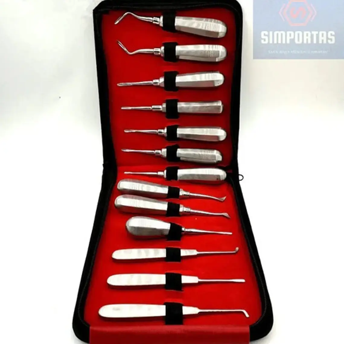 Elevadores Exodoncia Set De 13u Dental Estuche Santiago 3