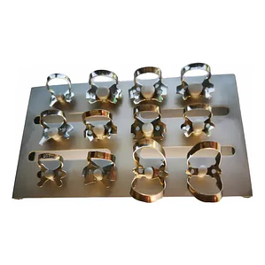 Clamp Dentales Acero Inox Kit Completo De 12u Santiago