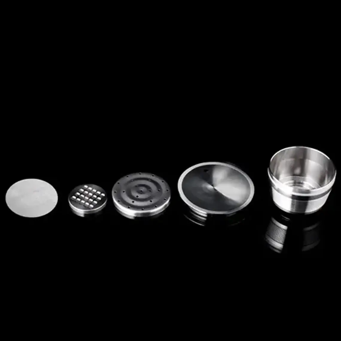 Capsula Dolce Gusto Reutilizable Con Tapa Metálica Premium 4