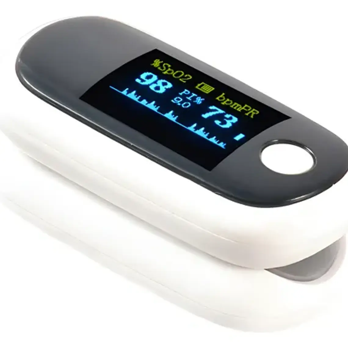Oximetro De Pulso Usb Saturómetro Recargable Estuche Stgo 3