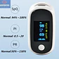 Oximetro De Pulso Usb Saturómetro Recargable Estuche Stgo - Miniatura 4