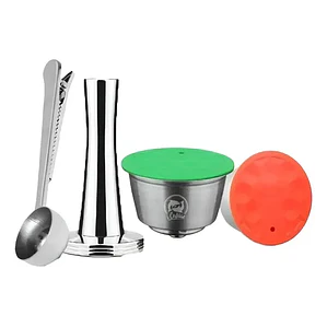 Kit Capsulas Dolce Gusto Acero Café Y Leche + Accesorios 