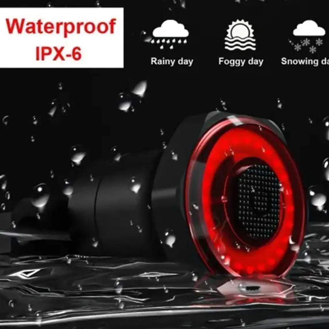 Luz Led Freno Inteligente Bicicleta Super One La Mejor Stgo 5