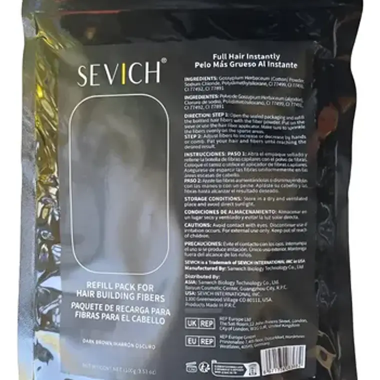 Toppik Recarga Pelo Polvo 100g No Nano Hair Fibras Santiago 12