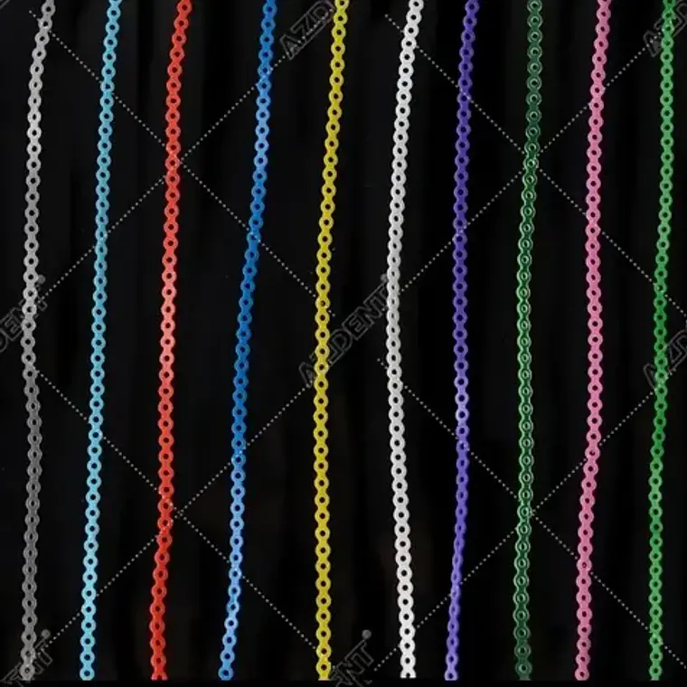 Cadeneta Elástica Ortodoncia Diversos Colores Cadena Stgo. 41