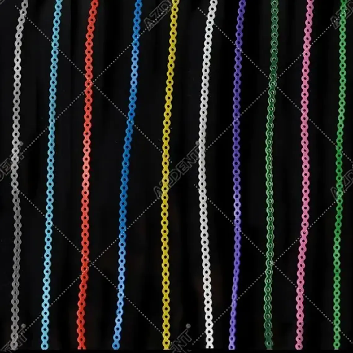 Cadeneta Elástica Ortodoncia Diversos Colores Cadena Stgo. 53