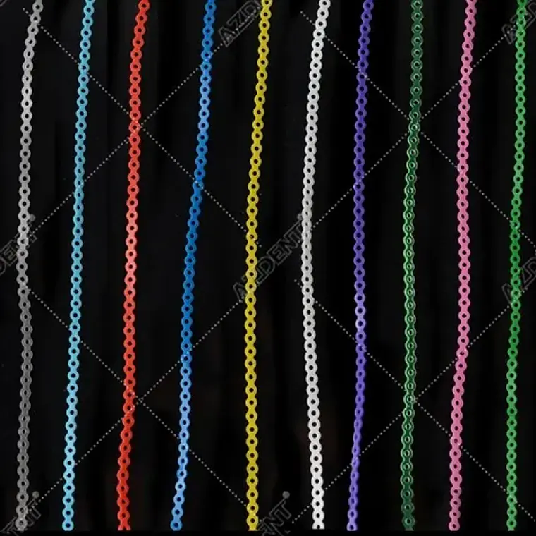 Cadeneta Elástica Ortodoncia Diversos Colores Cadena Stgo. 68