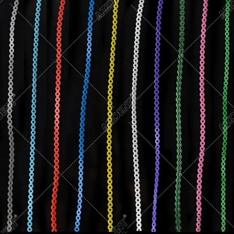 Cadeneta Elástica Ortodoncia Diversos Colores Cadena Stgo. 169