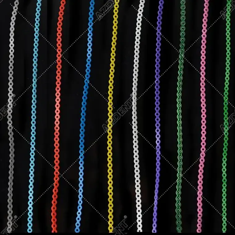 Cadeneta Elástica Ortodoncia Diversos Colores Cadena Stgo. 213