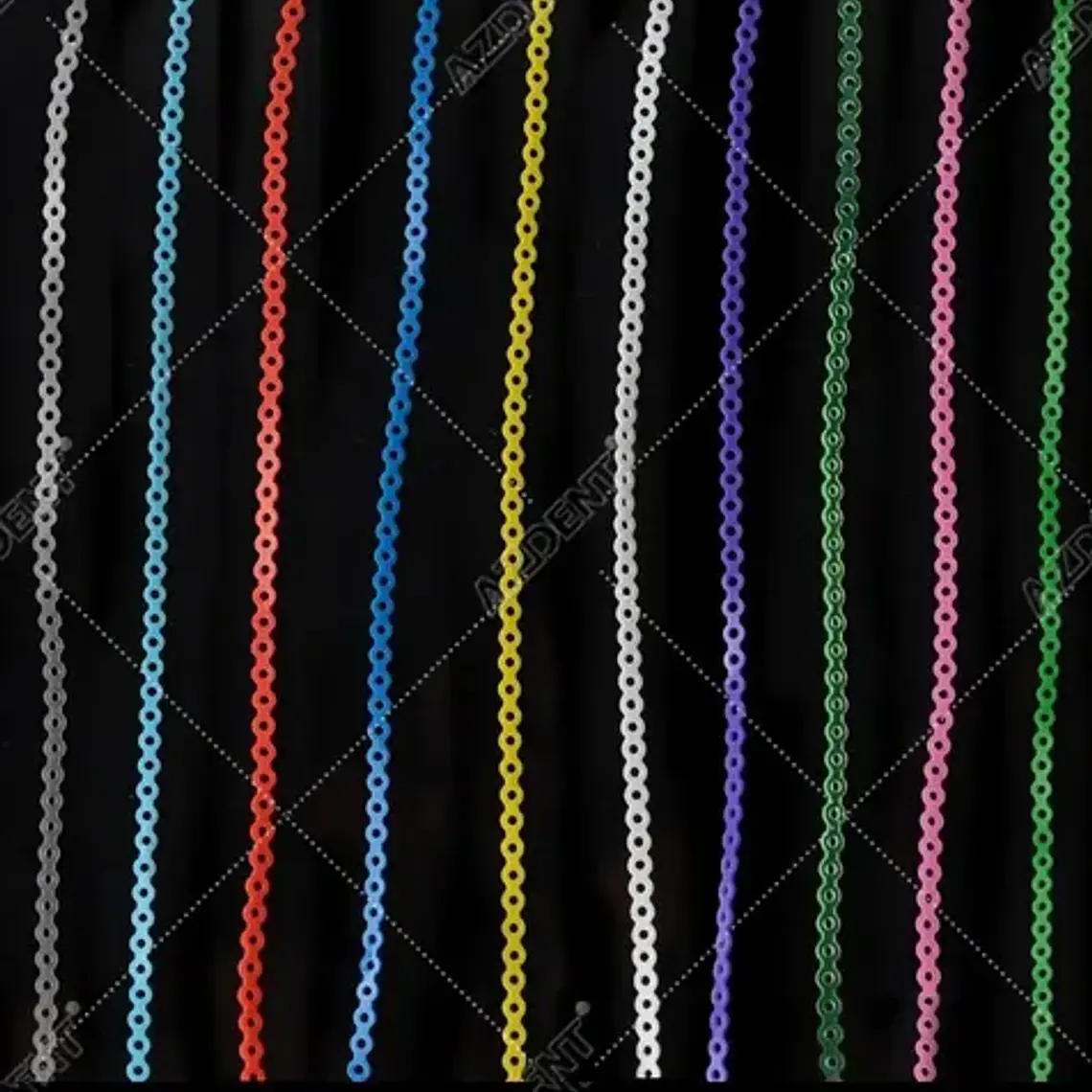 Cadeneta Elástica Ortodoncia Diversos Colores Cadena Stgo. 229