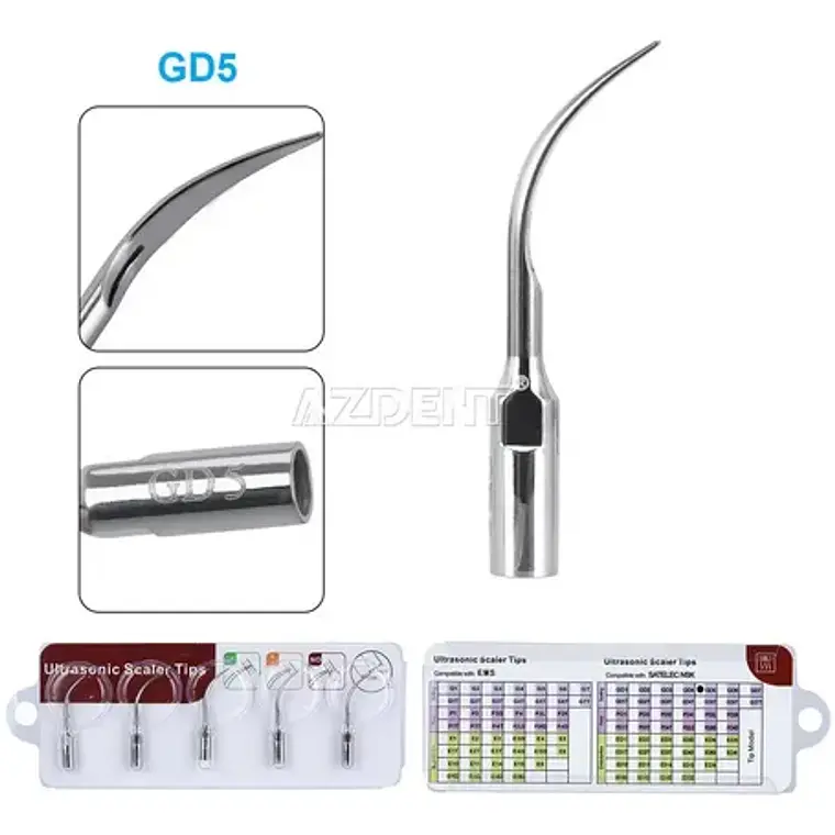 Puntas Scaler Ultrasonido Cavitron Dte/satelec Set 5 Stgo. 6