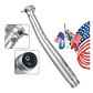 Turbina Dental Led, Borden, Push Button, Santiago - Miniatura 2