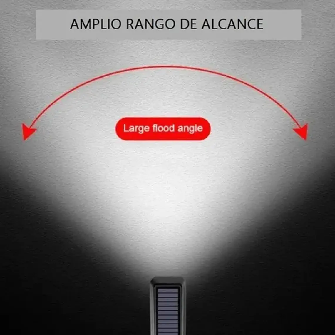 Luz Led Solar Recargable Para Bicicleta Con Bocina Stgo. 10