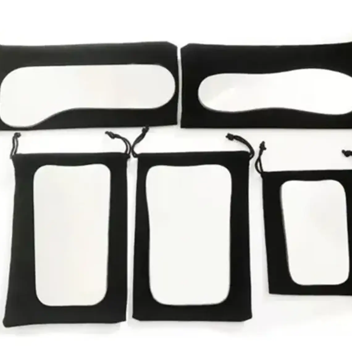 Set 5 Espejos Intraorales Para Fotografia Dental Bolsitos Negro 1