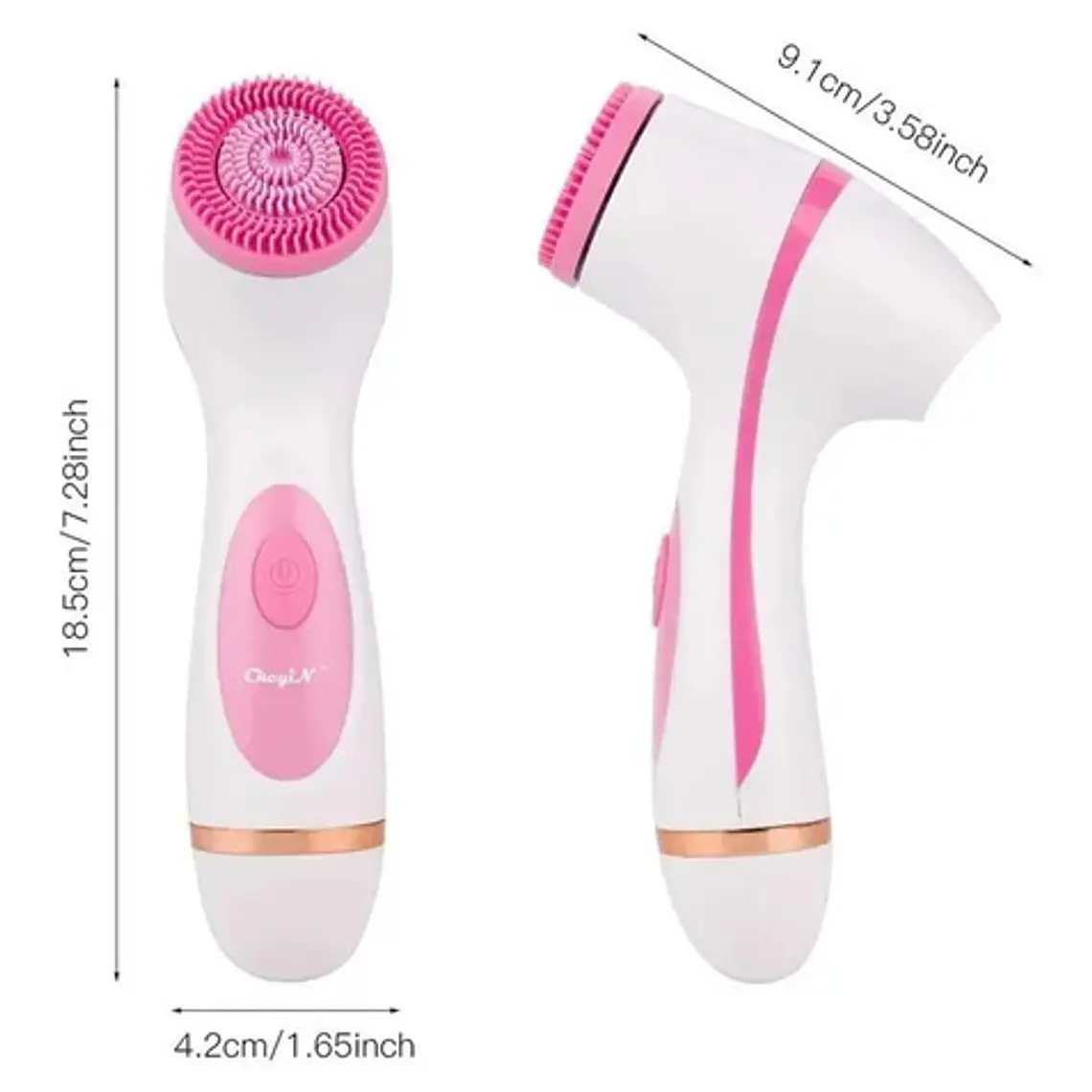 Cepillo Spa Facial Limpieza Recargable Giratorio El Mejor  3