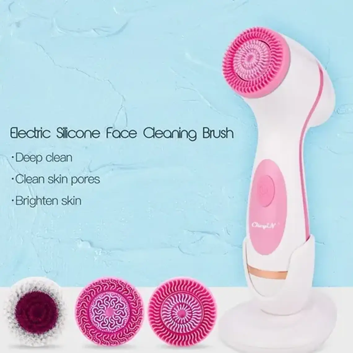 Cepillo Spa Facial Limpieza Recargable Giratorio El Mejor  4