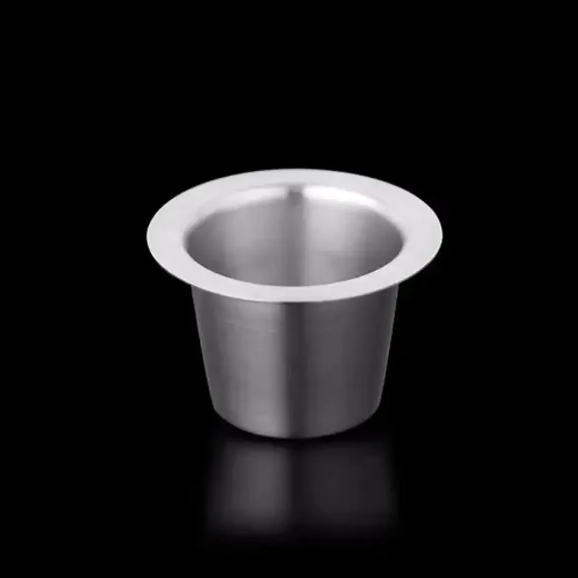 Cápsula Reutilizable Acero Para Nespresso + 10 Tapitas Pegat 4