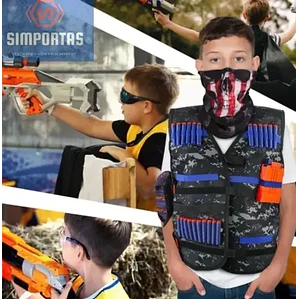 Chaleco Táctico Para Pistola Nerf Nstrike Elite Con Dardos 
