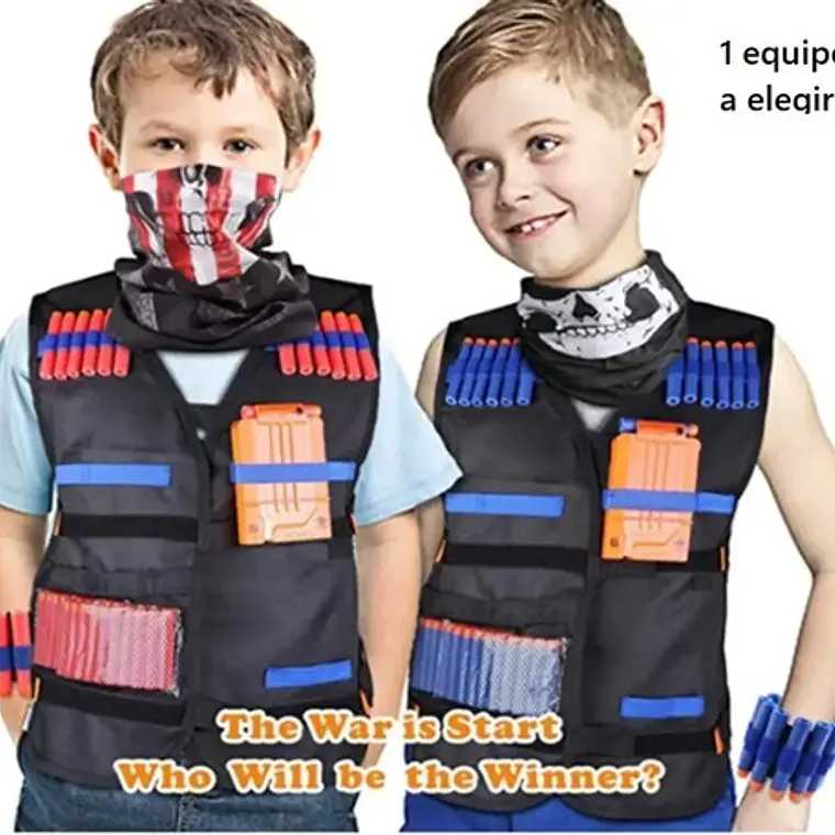 Chaleco Táctico Para Pistola Nerf Nstrike Elite Con Dardos  11