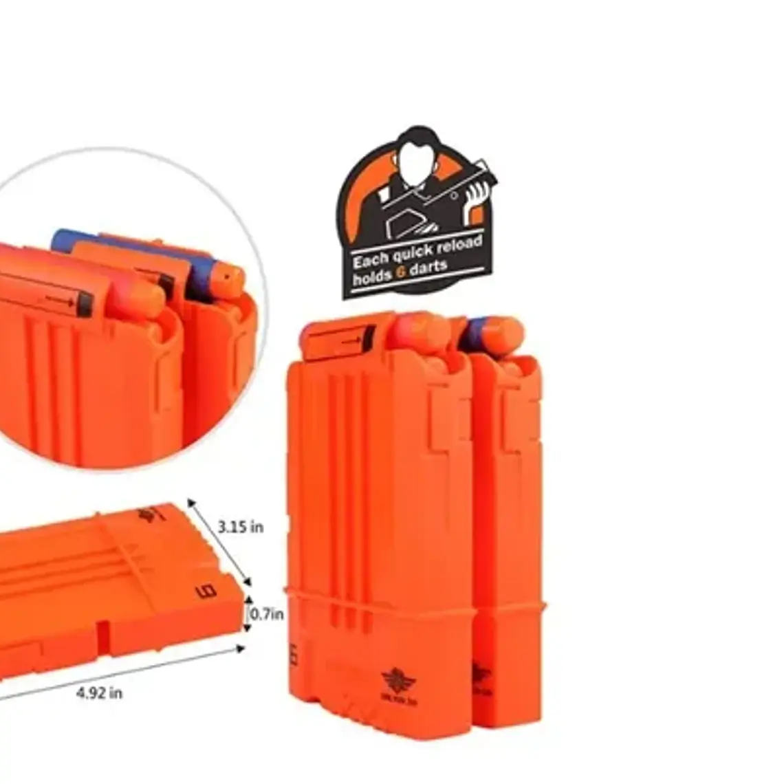 Chaleco Táctico Para Pistola Nerf Nstrike Elite Con Dardos  14