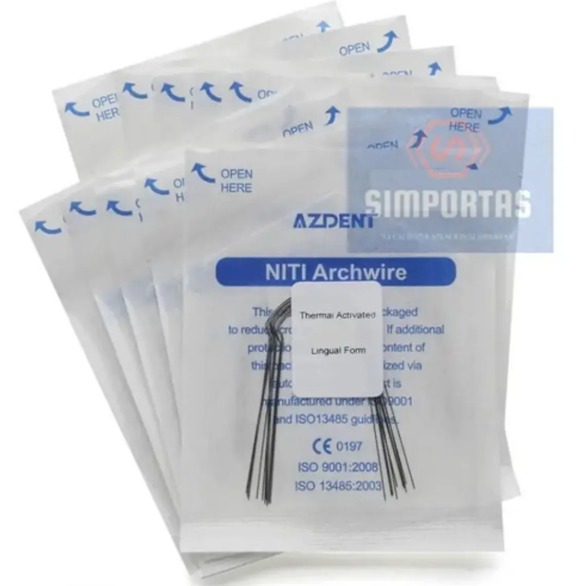 Arcos Niti Super Elástico Ortodoncia Linguales Santiago 5