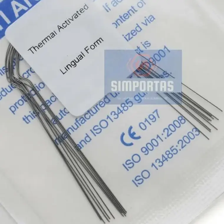 Arcos Niti Super Elástico Ortodoncia Linguales Santiago 6