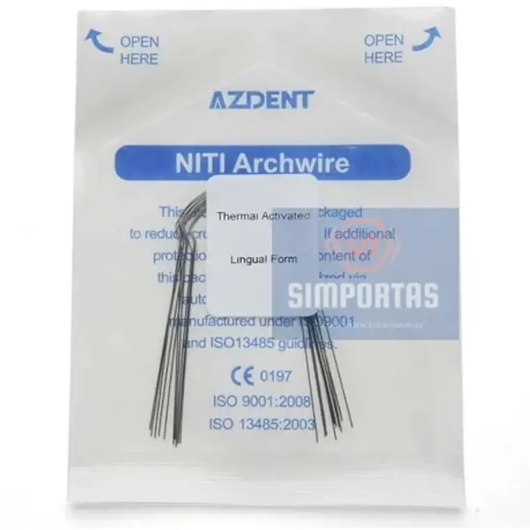 Arcos Niti Super Elástico Ortodoncia Linguales Santiago 27